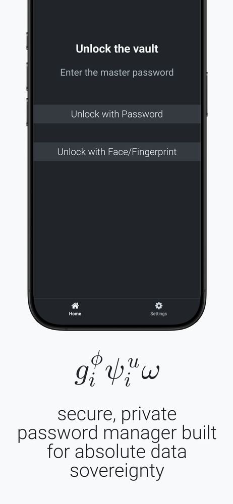 giovium Free Mobile Password Manager Screenshot 1