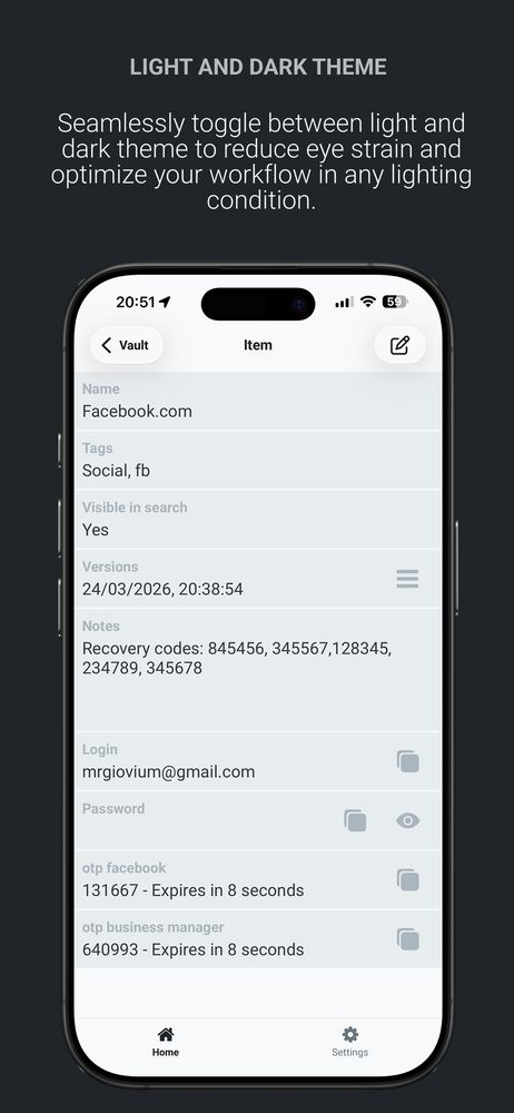 giovium Free Mobile Password Manager Screenshot 4
