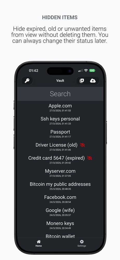 giovium Free Mobile Password Manager Screenshot 5