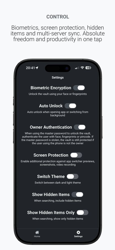 giovium Free Mobile Password Manager Screenshot 9
