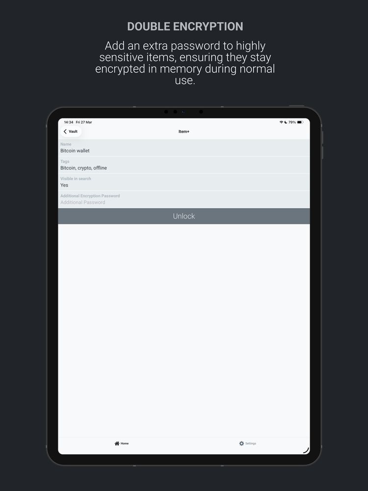 giovium Free Tablet Password Manager Screenshot 9